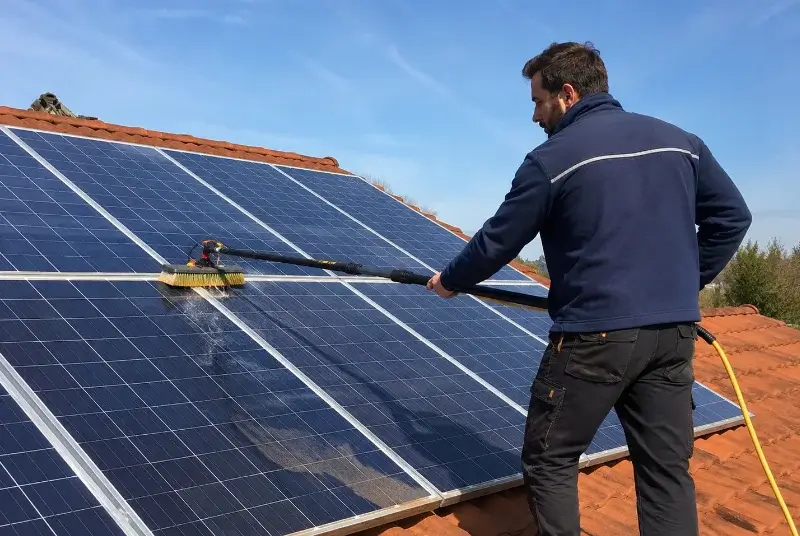 Nettoyage et entretien de panneaux solaires à Lacenas
