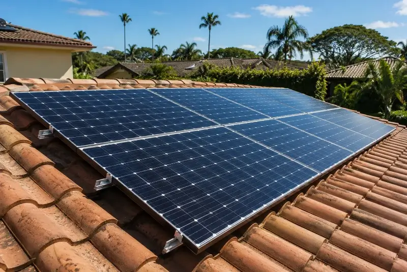 Installation de panneaux solaires à Lacenas